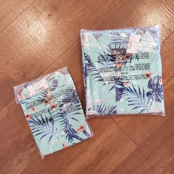 Toddler Poplin Tropical Shirt - Picture 6 of 7